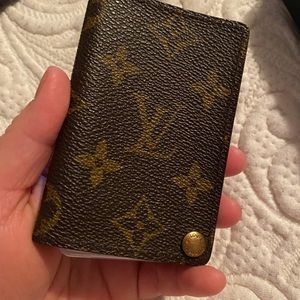 Authentic , vintage Louis Vuitton card holder